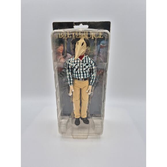 Beetlejuice Stretched Face Adam Figure NECA 2001 Brand New Sealed - Picture 1 of 13